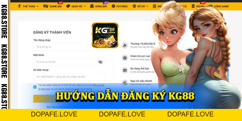 Đăng ký KG88 đơn giản nhanh chóng an toàn tuyệt đối - kg88.store