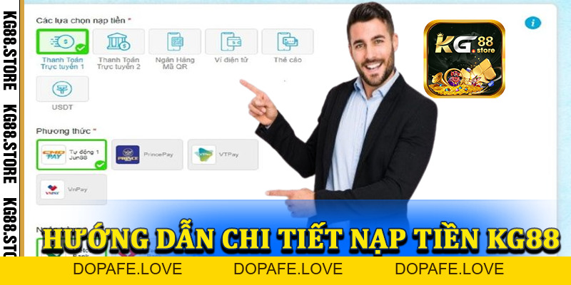 Hướng dẫn nạp tiền KG88 - Đảm bảo an toàn và hiệu quả cho người dùng - kg88.store