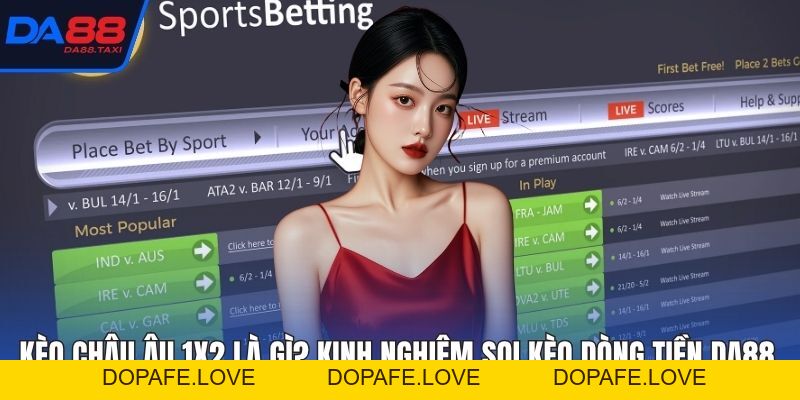 Kèo Châu Âu 1X2 Là Gì? Kinh Nghiệm Soi Kèo Dòng Tiền Tại DA88