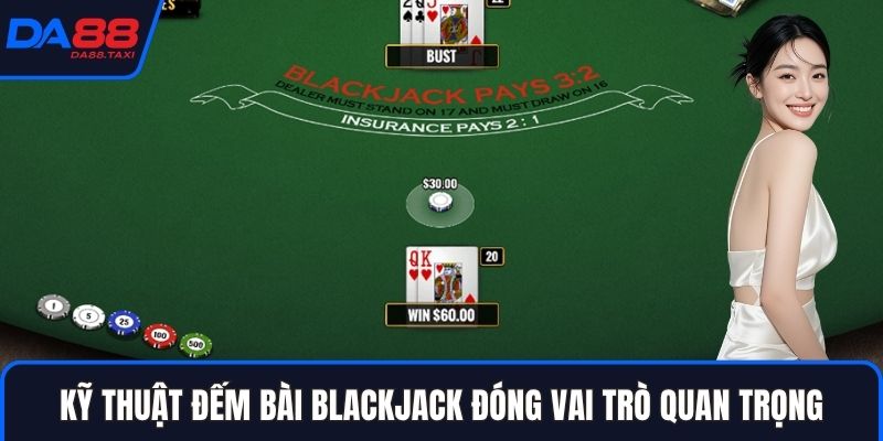 Hướng Dẫn Kỹ Thuật Đếm Bài Blackjack Đơn Giản Trên Live Casino DA88