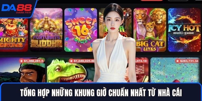 Bật Mí Khung Giờ Vàng Nổ Hũ Jackpot Nhất Trên Hệ Thống DA88